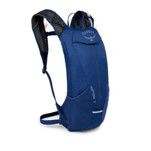 Osprey Katari 7L Men's Biking Backpack with Hydraulics Reservoir, Cobalt Blue