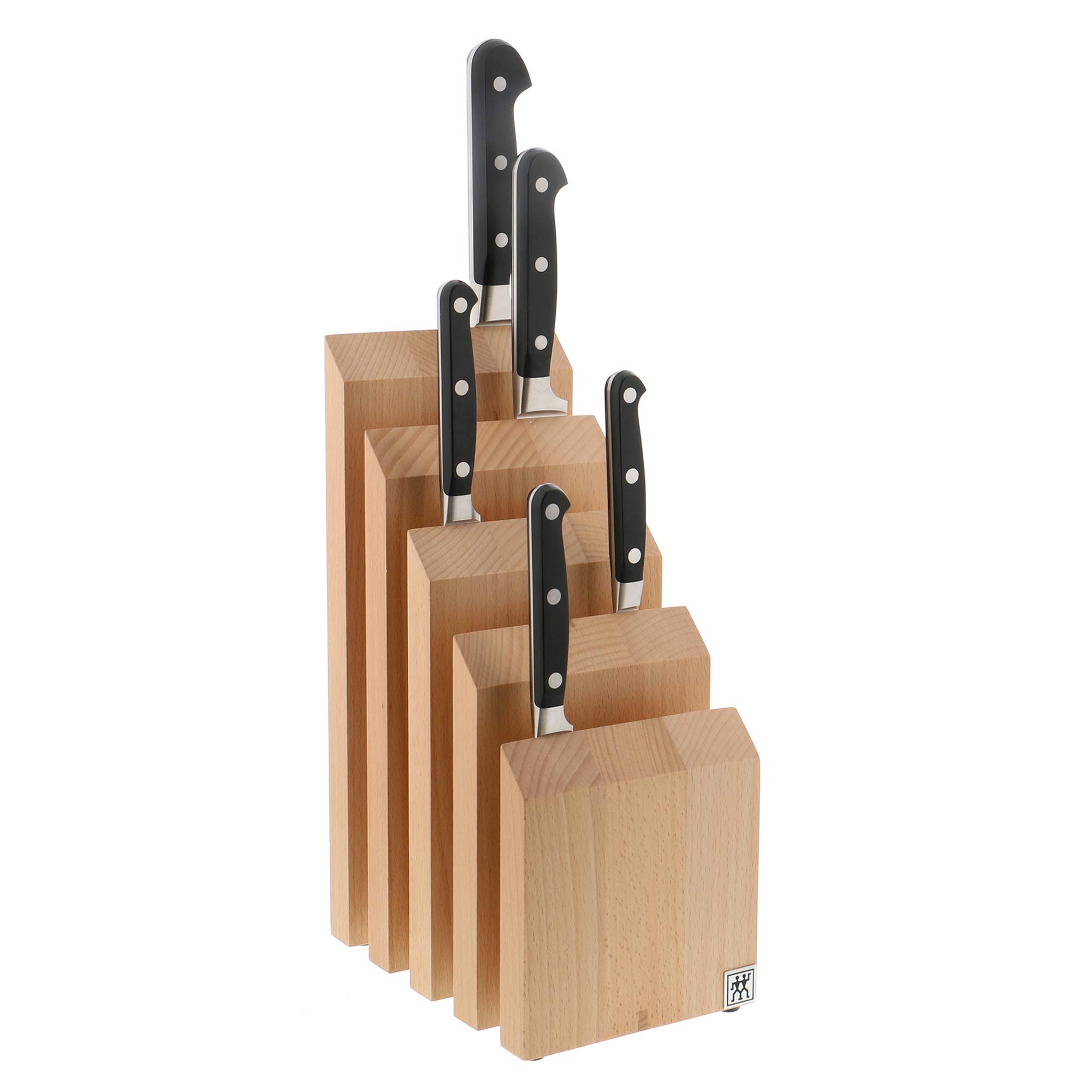 ZWILLING Italian Knife Block, 10" x 10" x 16", Natural Beechwood