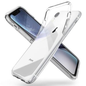 spigen liquid crystal designed for iphone xr case (2018) - crystal clear