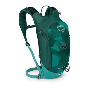 osprey salida 8l women's biking backpack with hydraulics reservoir, teal glass