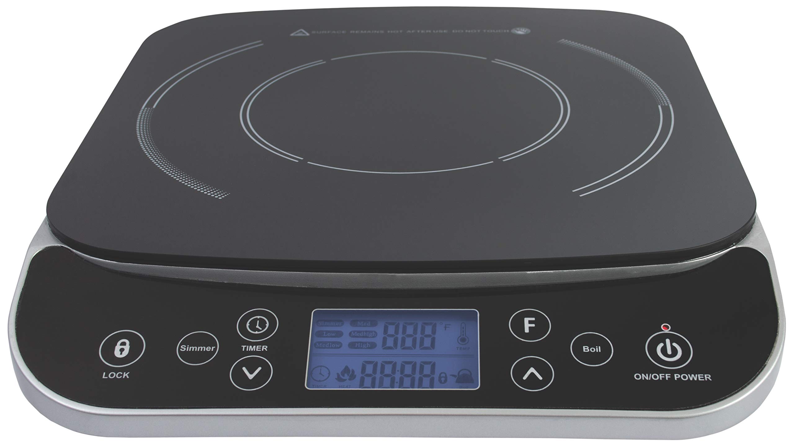 Max Burton #6450 Digital LCD 1800 Watt Induction Cooktop Counter Top Burner