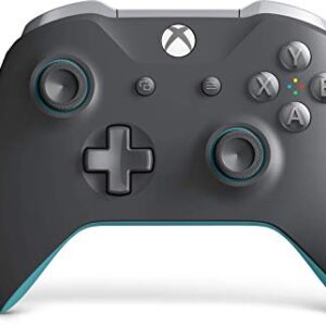 Xbox Wireless Controller Grey & Blue - Wireless - Bluetooth - Xbox One - PC - Grey and Blue