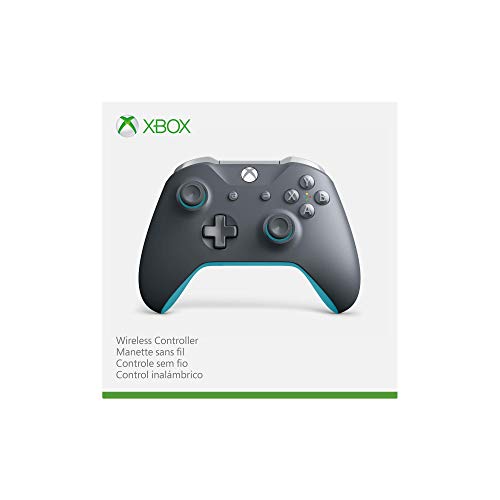 Xbox Wireless Controller Grey & Blue - Wireless - Bluetooth - Xbox One - PC - Grey and Blue