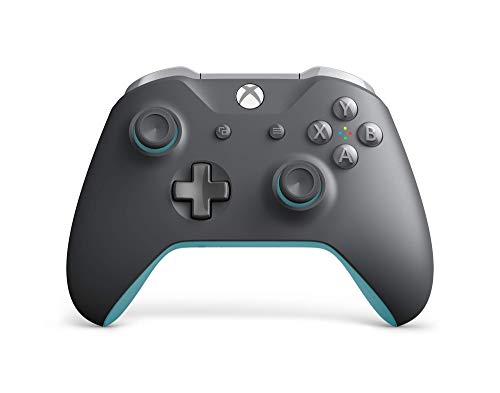 Xbox Wireless Controller Grey & Blue - Wireless - Bluetooth - Xbox One - PC - Grey and Blue