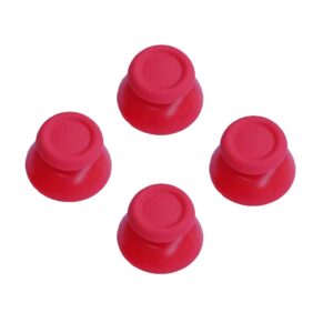 2 pairs thumbsticks analog thumb sticks for sony playstation dual shock 4 ps4 controller (red)