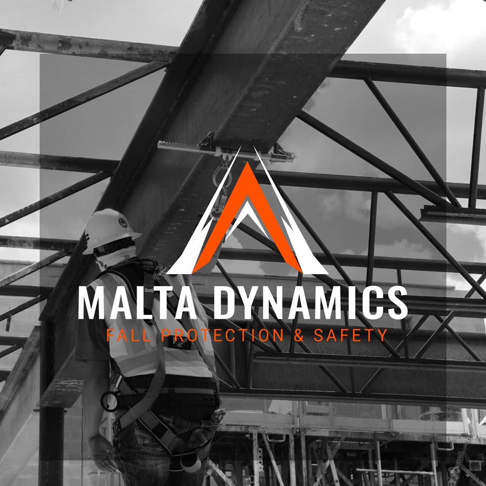 Malta Dynamics 25’ Vertical Lifeline Assembly, 3 Strand Fall Rope, with Shock Absorber, Positioning Device and 18” Extension Lanyard, Fall Protection for Roof Safety - OSHA/ANSI Compliant