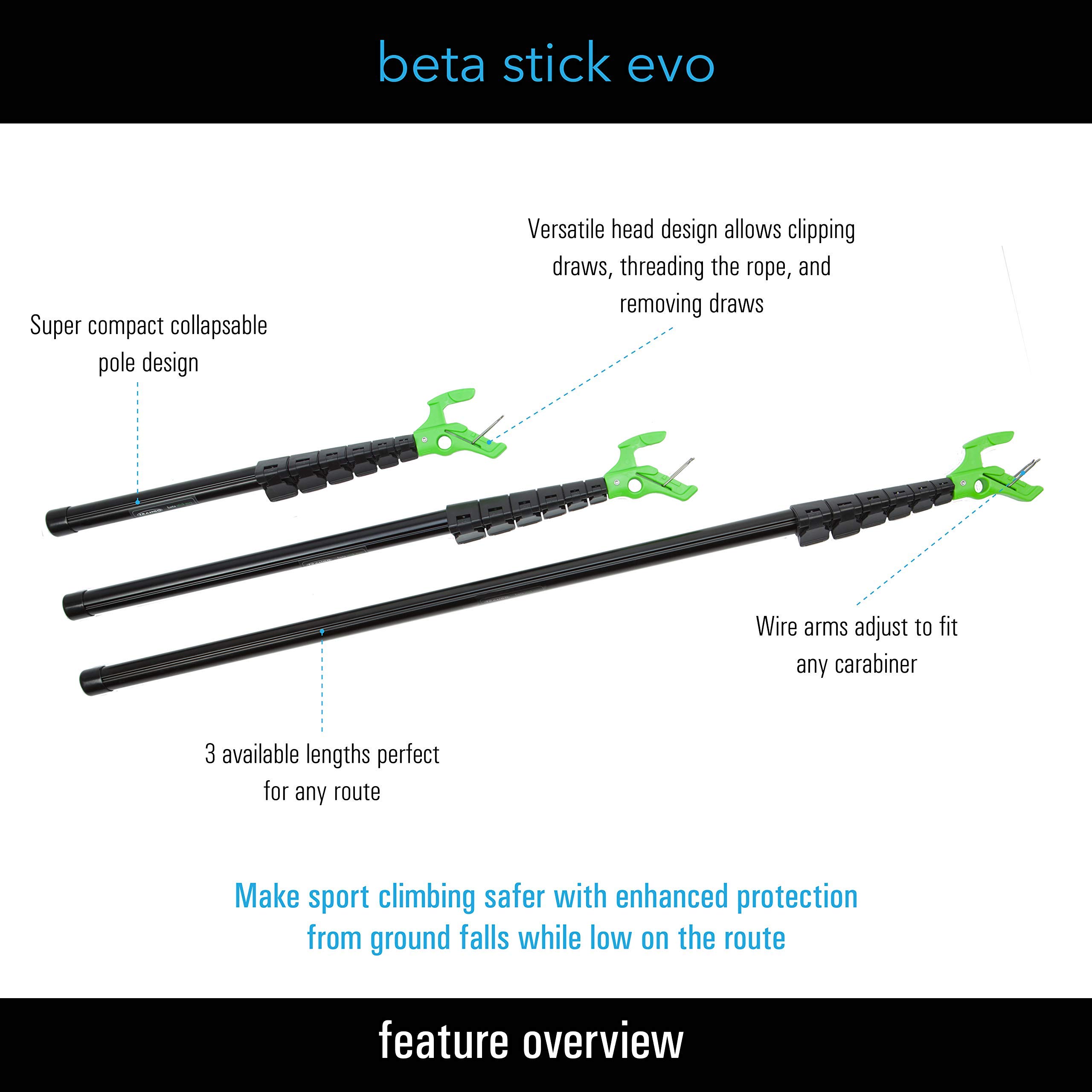 TRANGO Beta Stick EVO | Climbing Tool, Sitck Clip | Standard