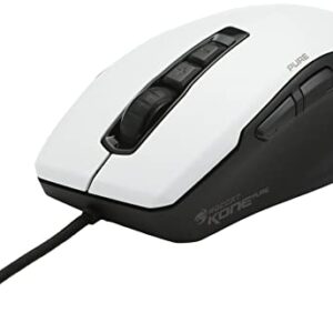 ROCCAT KONE Pure Owl-Eye – Optical RGB Gaming Mouse, White (ROC-11-725-WE)