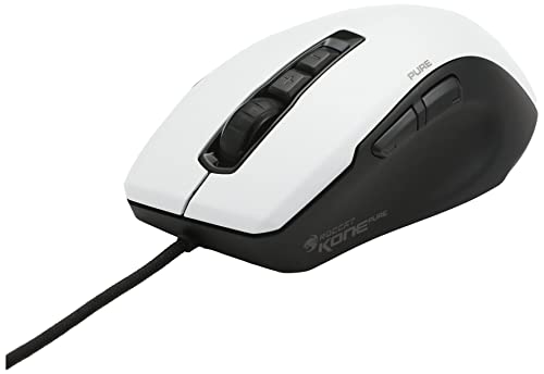 ROCCAT KONE Pure Owl-Eye – Optical RGB Gaming Mouse, White (ROC-11-725-WE)