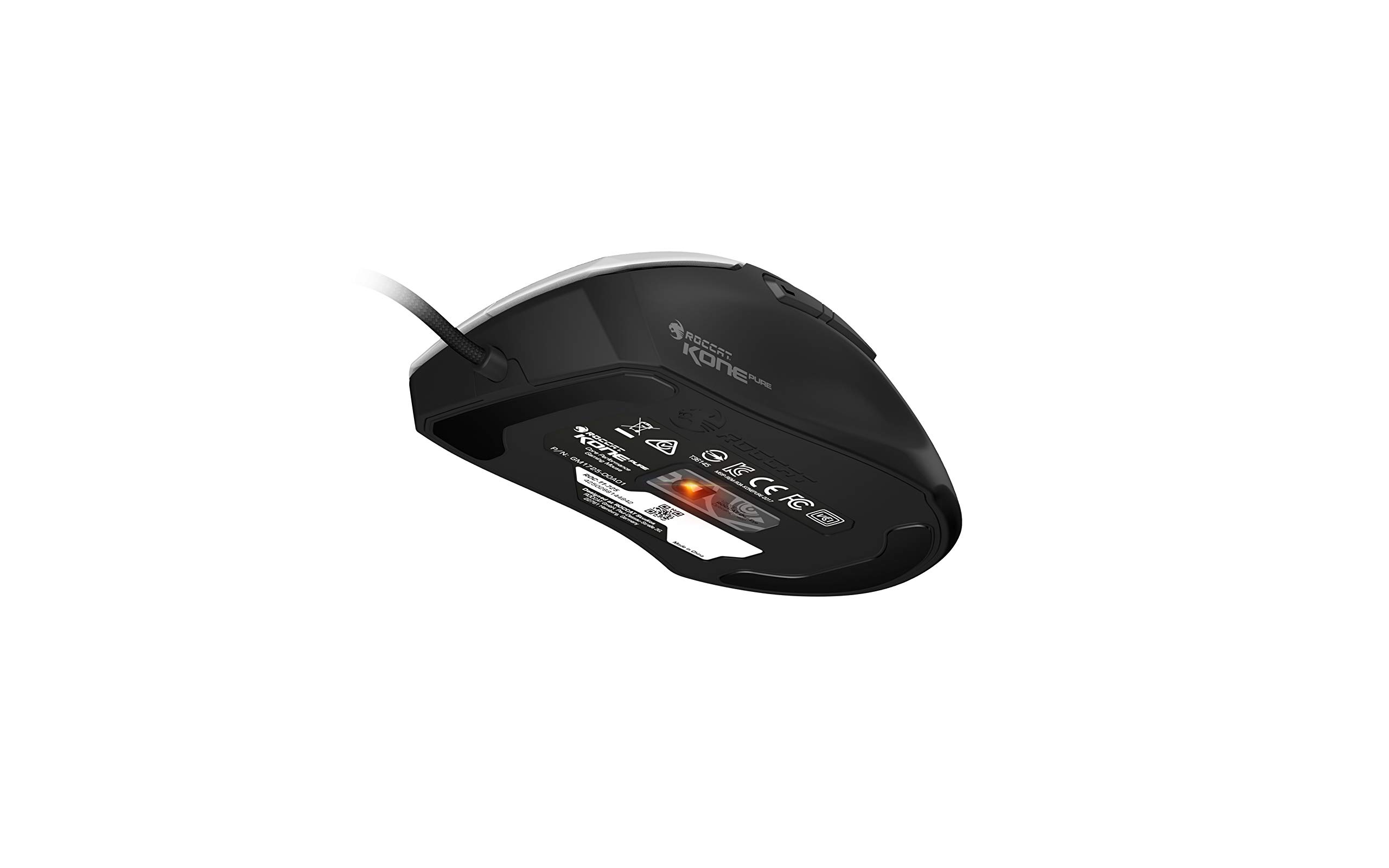 ROCCAT KONE Pure Owl-Eye – Optical RGB Gaming Mouse, White (ROC-11-725-WE)