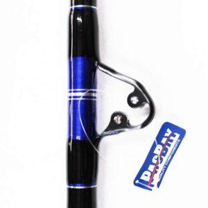 Xcaliber Marine Pair (2) Tournament Series 15-30lb Saltwater Trolling Rod w/Pac Bay Guides (Blue & Silver)