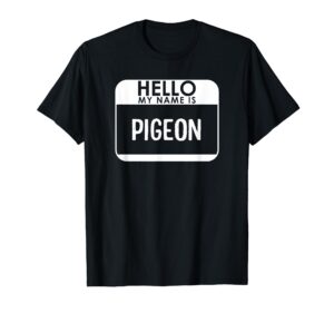 pigeon costume funny easy last minute halloween bird gift t-shirt