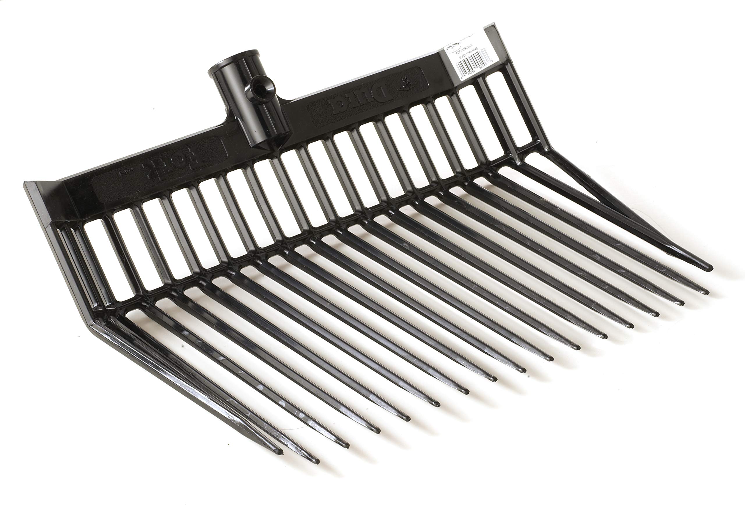 Little Giant DuraFork Pitch Fork Replacement Head (Black) Durable Polycarbonate Stable Fork Head with Angled Tines (Item No. PDF103BLACK)