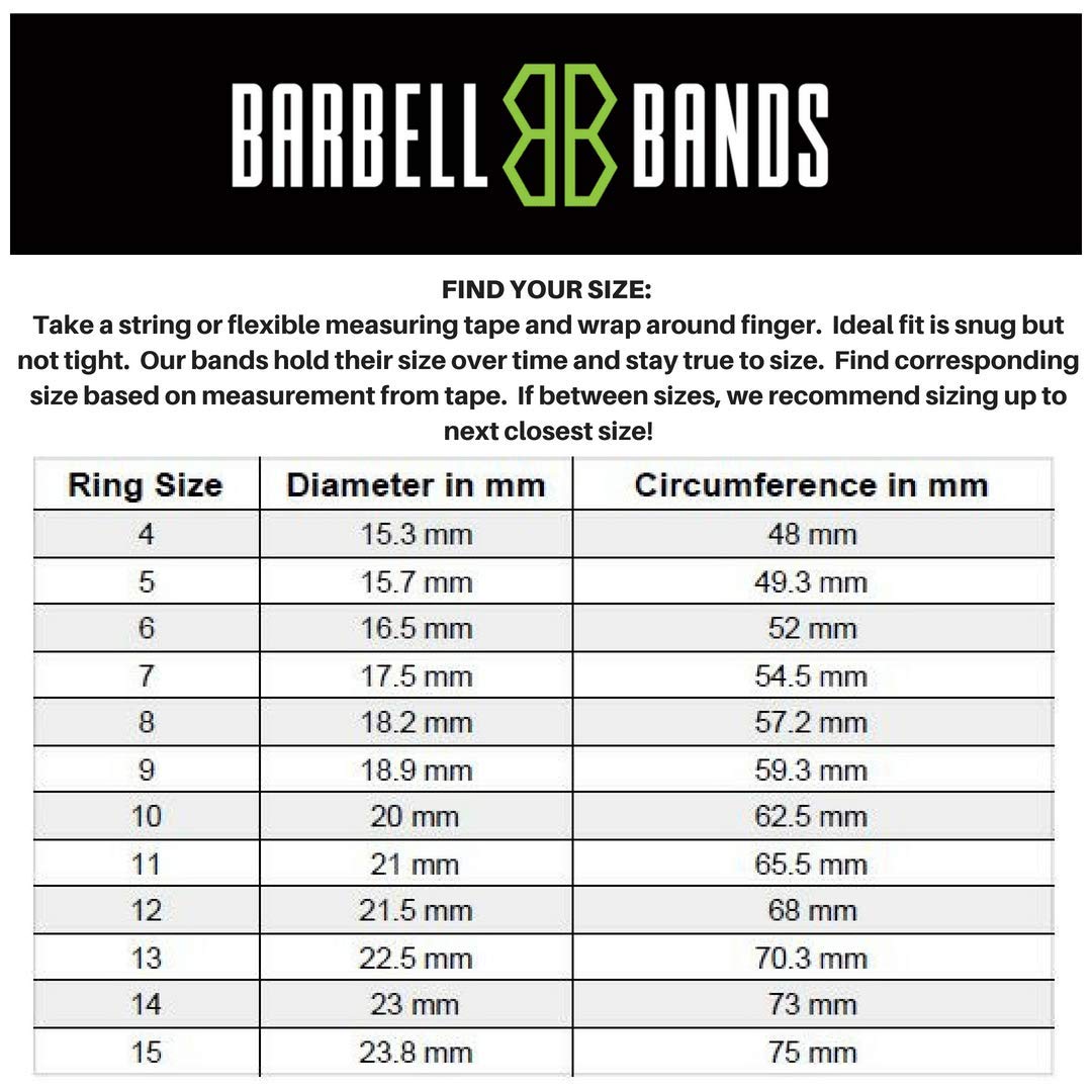 Barbell Bands Silicone Ring For Women | Premium Rubber Wedding Band | Perfect For Fitness, Lifting, Active Lifestyle - Comfortable and Durable (Black, 4)