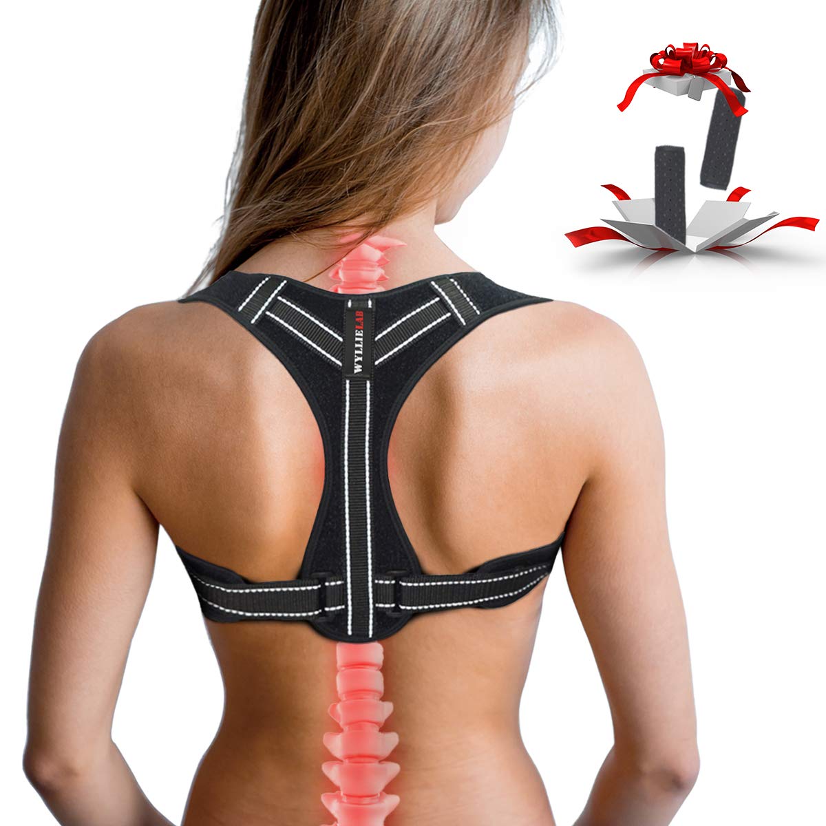 Posture Corrector for Women, Adjustable for Men, Effective Comfortable Best Brace for Posture under Clothes, Back Support Posture Brace for Shoulder and Back Pain Relief