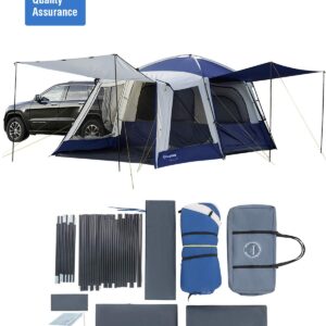 KingCamp Melfi Plus SUV Car Tent 3 Seasons 4-6 Person Multifunctional, Suitable Camping Traveling Family Outdoor Activities