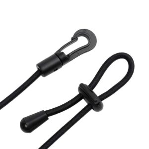 Kayak Paddle Leash 2 Pcs Safety Rod Adjustable Canoe Paddle Fishing Rod Survival Paracord Bungee Cord Safety Lanyard Strap With Snap Hook for Kayaking Securing Canoe SUP Board Rowing Surfing Cycling