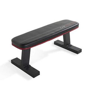 cap barbell flat utility bench, black