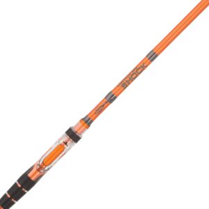 Berkley 6’6” Shock Spinning Rod, 1 Piece Composite Medium Power Fishing Rod for Freshwater or Saltwater Fishing, Shock Absorbing Tip