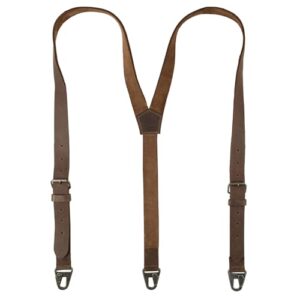 hide & drink leather y suspenders (medium 5 ft. 3 in. to 5 ft. 9 in.) :: bourbon brown