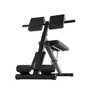 CAP Barbell Hyperextension/Ab Bench,Black