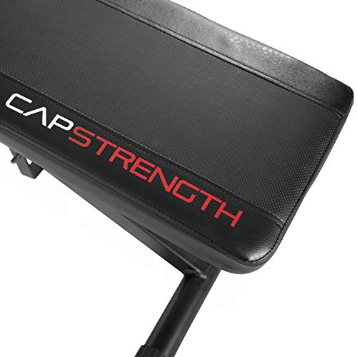 CAP Barbell Hyperextension/Ab Bench,Black