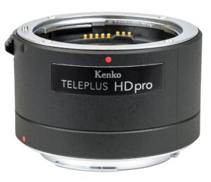 kenko teleplus 2x hd pro dgx teleconverter for canon ef - black (62527)