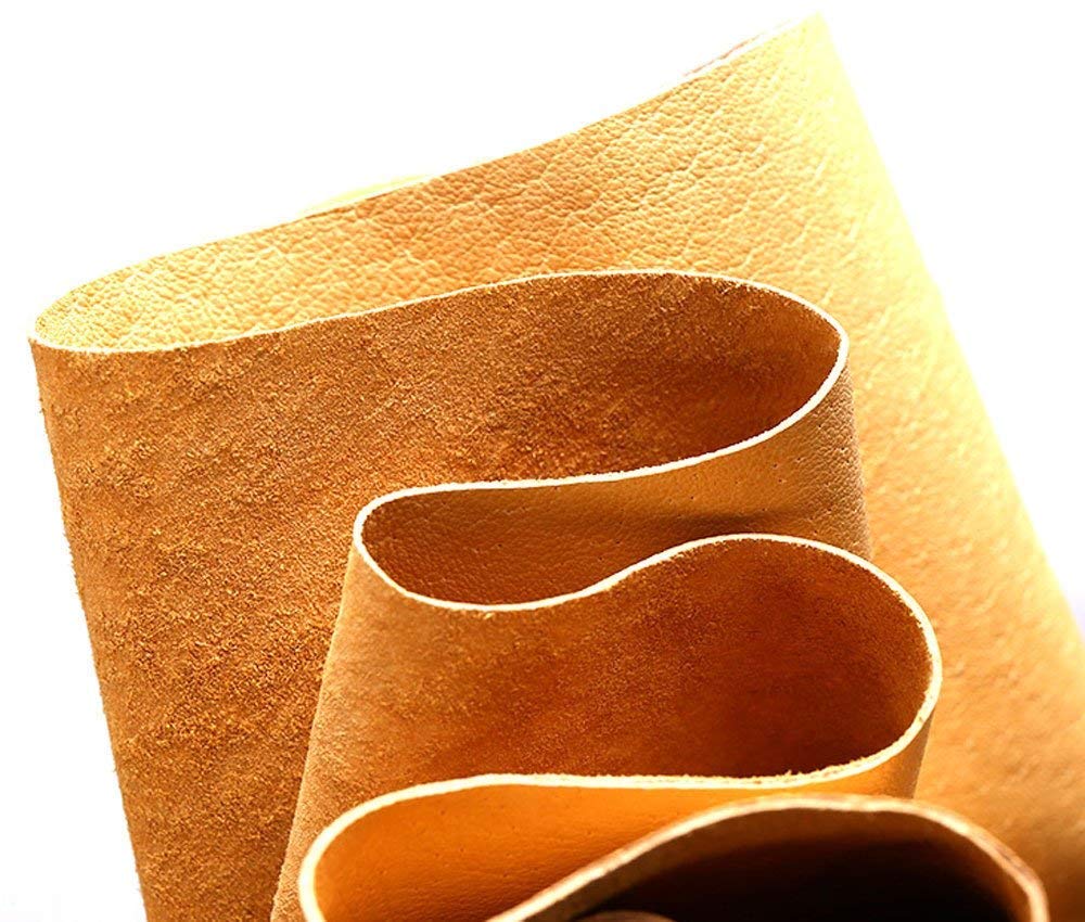 Passion Junetree Whole Piece Pig Leather Hide L - Pig Skin About 14 SF - Yellow Colors