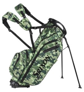 srixon z85 stand golf bag, bright green camo