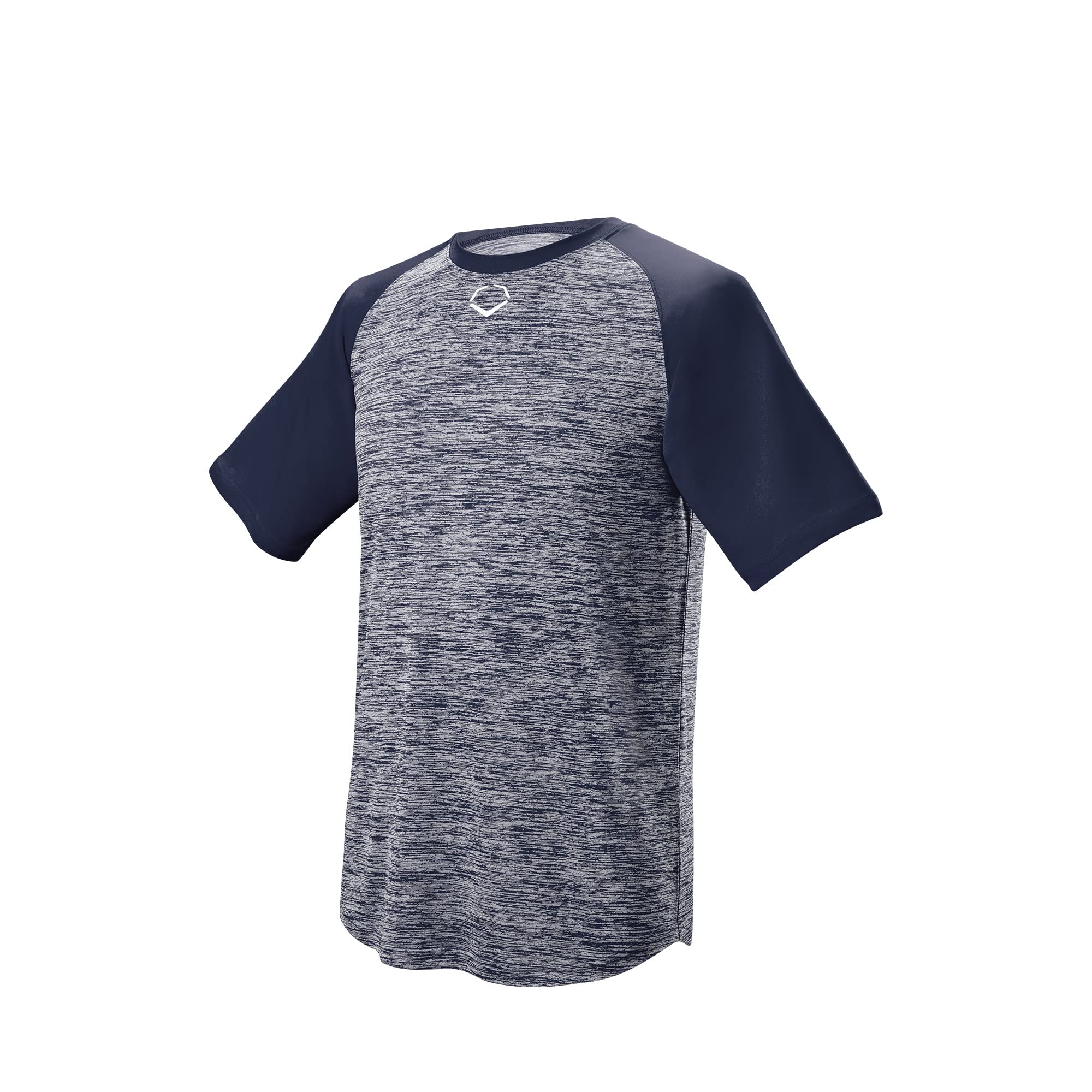 EvoShield Adult E304 Performance Pullover Tech Tee - Navy, Large