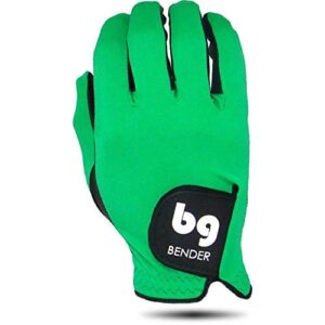 BG Bender Golf Glove | Wear On Right | (Green, Mens Small)