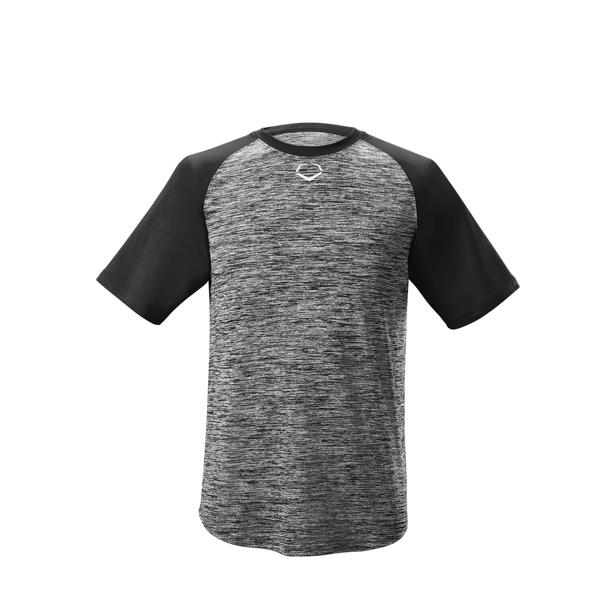 EvoShield Adult E304 Performance Pullover Tech Tee - Black, Medium