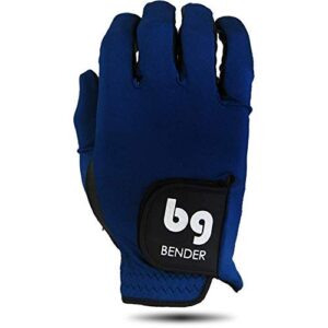 BG Bender Golf Glove | Wear On Right | (Navy, Mens ML)