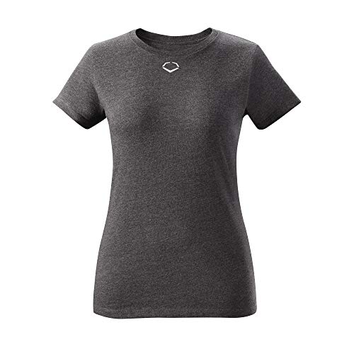 EvoShield Women's Short Sleeve Tee, Charcoal - Large