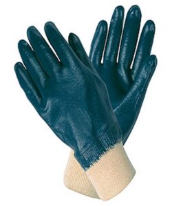 mcr safety 9781xl predalite premium nitrile glove, x-large, blue (pack of 12)