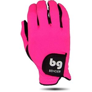 bg bender golf glove | wear on right | (pink, mens medium)