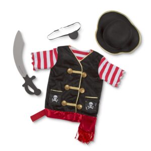 melissa & doug pirate role play set (ffp), multicolor, toddler