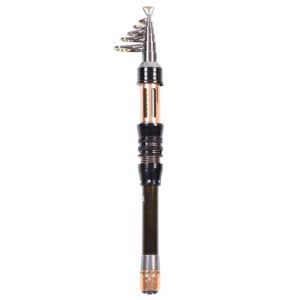 VGEBY Telescopic Fishing Rod, Ultra Light Portable Carbon Fiber Spinning Fishing Rod for Saltwater Freshwater (1.) Fishing Rods and Accessories