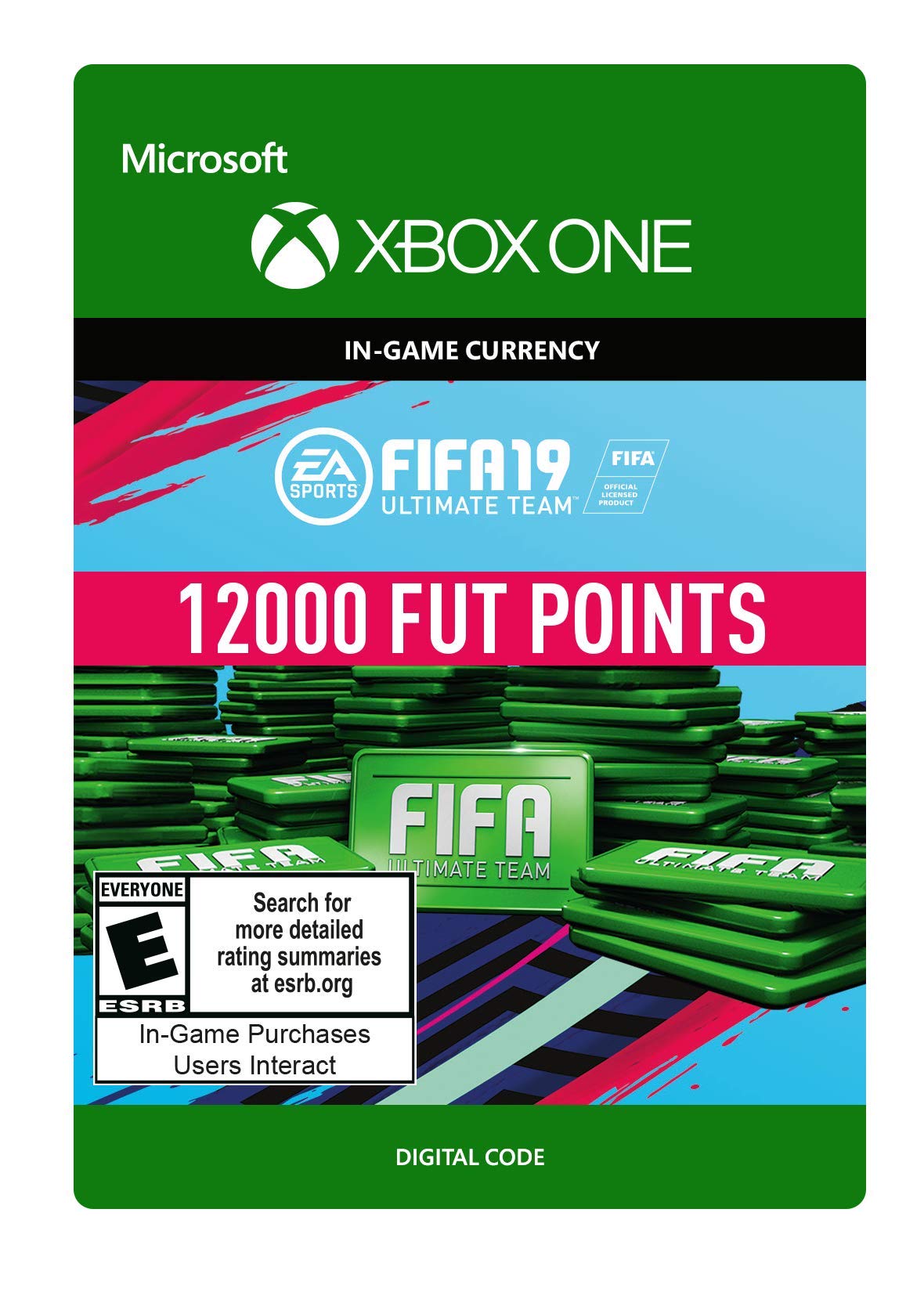 FIFA 19: ULTIMATE TEAM FIFA POINTS 12000 - Xbox One [Digital Code]