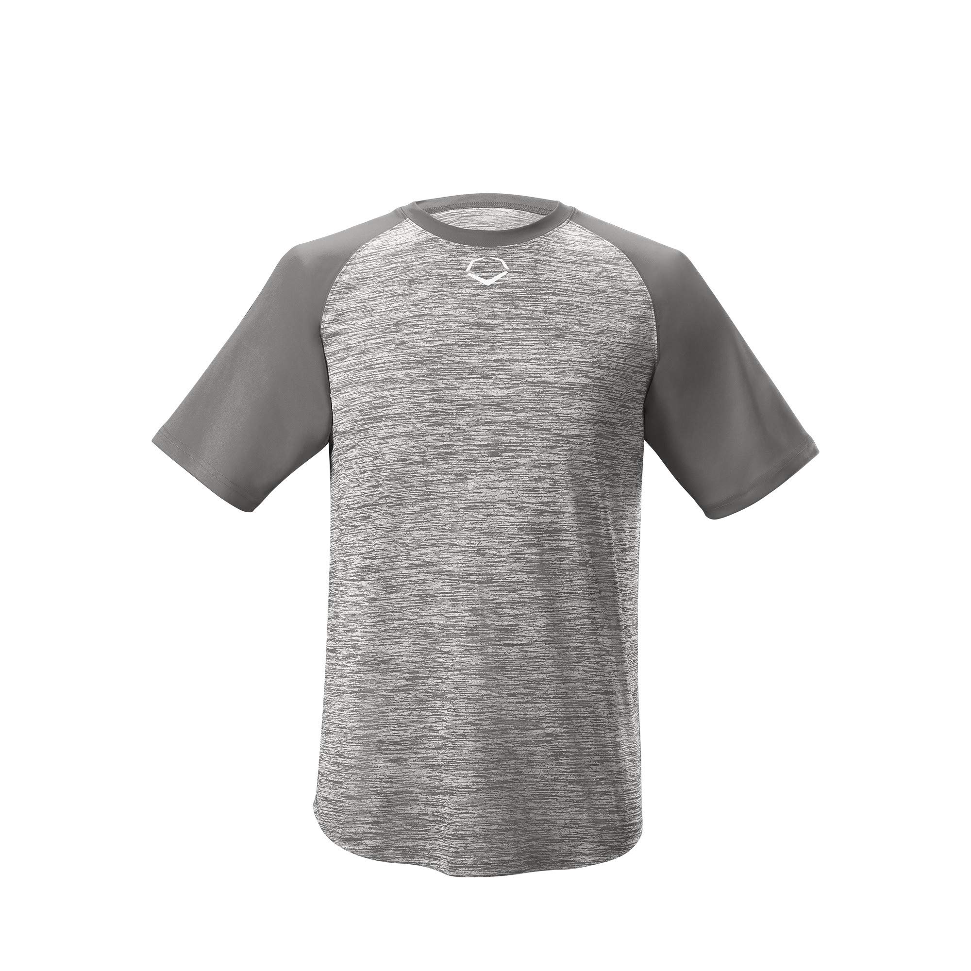 EvoShield Youth E304 Performance Pullover Tech Tee, Charcoal - Medium