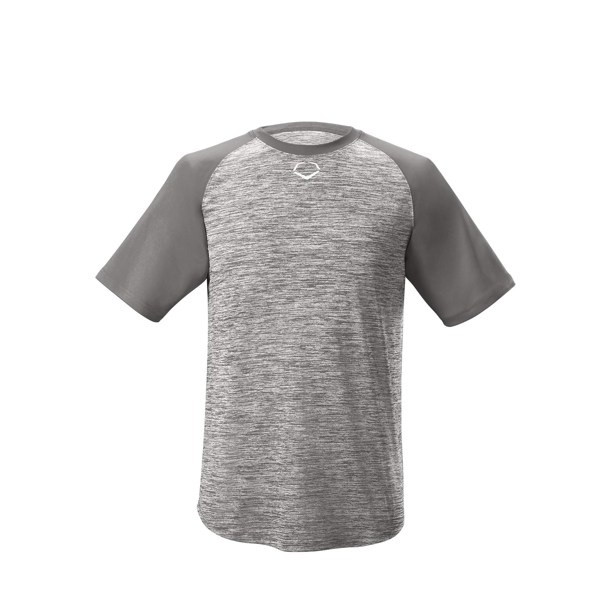 EvoShield Adult E304 Performance Pullover Tech Tee - Charcoal, Large