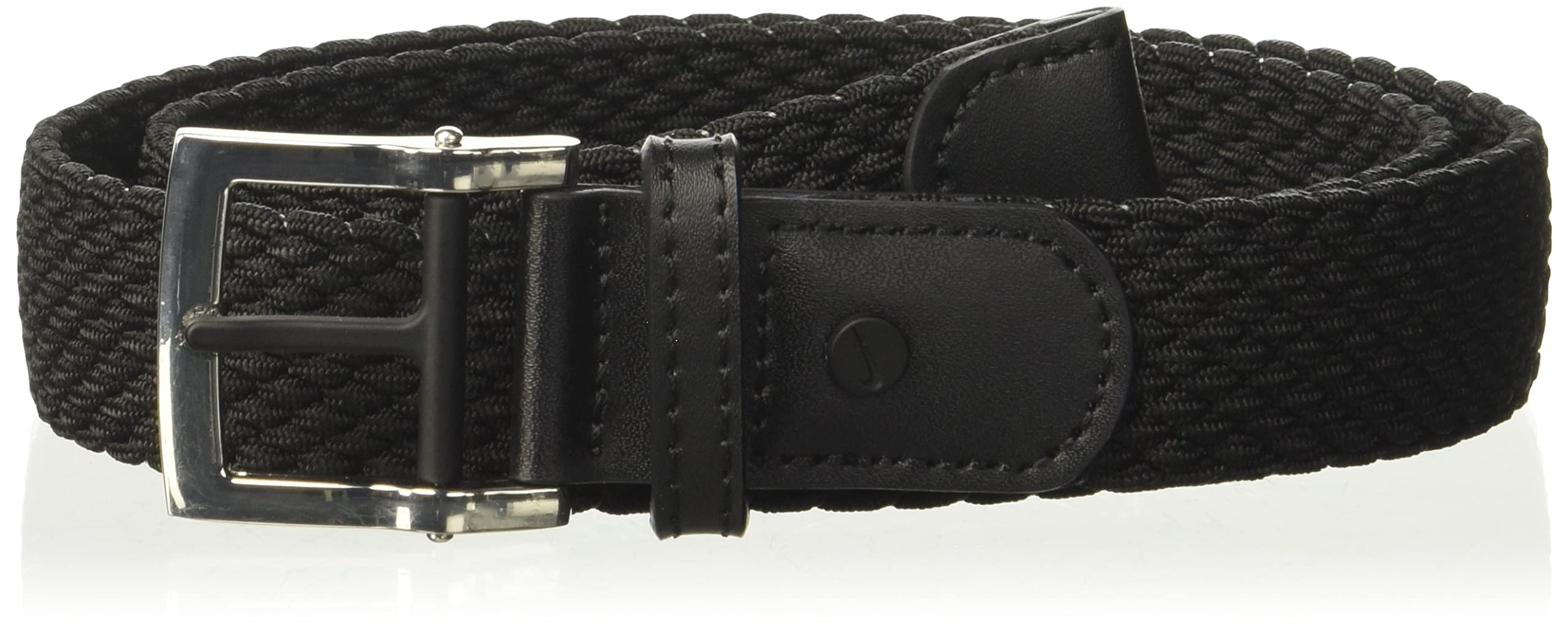 NIKE Women's Stretch Woven Belt, Jet Black, S