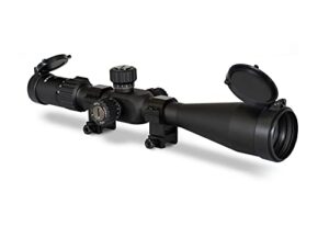 monstrum g3 6-24x50 first focal plane ffp rifle scope with illuminated moa reticle and adjustable objective (black)