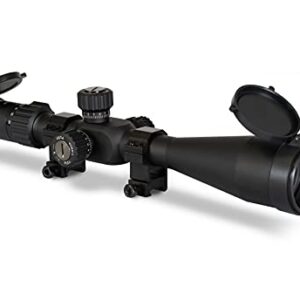 Monstrum G3 6-24x50 First Focal Plane FFP Rifle Scope with Illuminated MOA Reticle and Adjustable Objective (Black)