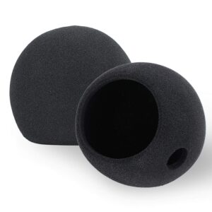 Foam Windscreen for Blue Snowball - Pop Filter Mic Cover made from Quality Sponge Material that Filters Unwanted Recording and Background Noises, Professional Windscreen for Blue Snowball iCE Mic