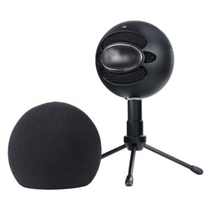 Foam Windscreen for Blue Snowball - Pop Filter Mic Cover made from Quality Sponge Material that Filters Unwanted Recording and Background Noises, Professional Windscreen for Blue Snowball iCE Mic