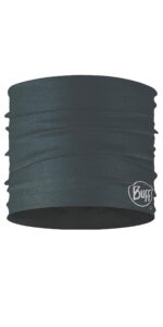 buff coolnet uv half neck gaitor, upf 50 sun protection, breathable, cooling bandana, versatile, quick dry face mask, black, adult size