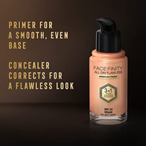 Max Factor Max Factor Facefinity 3 In 1 Primer Concealer Foundation Spf 20 77# Soft Honey, 1.0 fluid_ounces