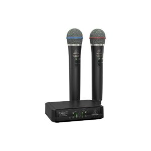 behringer ulm302mic wireless dual handheld microphone system