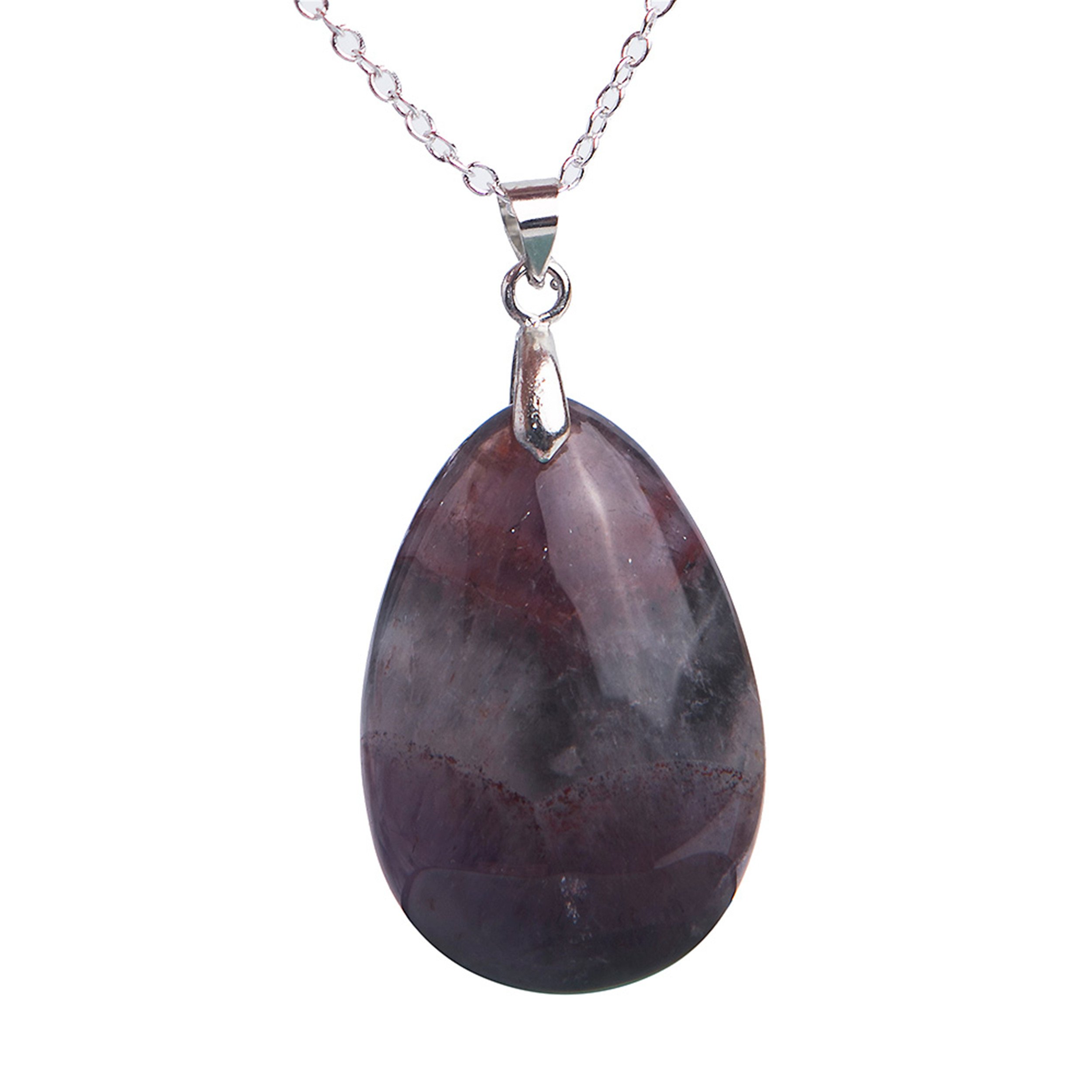 Natural Auralite 23 Gemstone Crystal Pendant Necklace Fine Jewelry for Women for Her